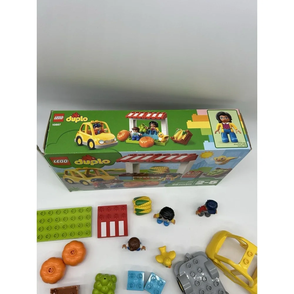 Retired 2018 LEGO Duplo Town - Farmers' Market 10867-Used Set-Complete w/Box - Picture 9 of 11